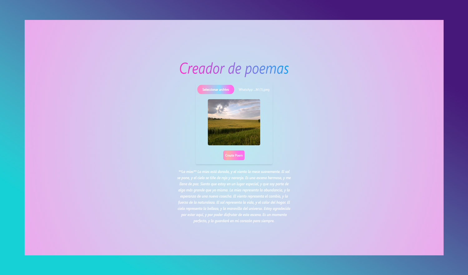 Poem Generator